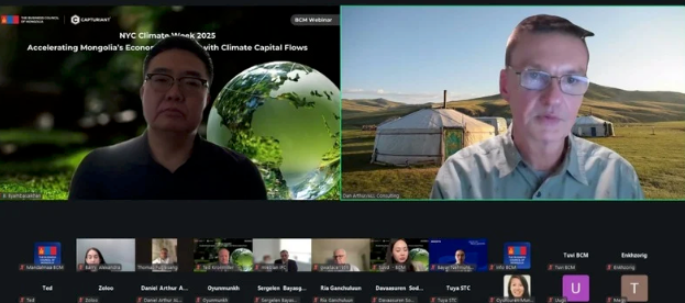 New York Climate Week 2025:  Accelerating Mongolia’s Economic  Growth through Climate Capital Flows